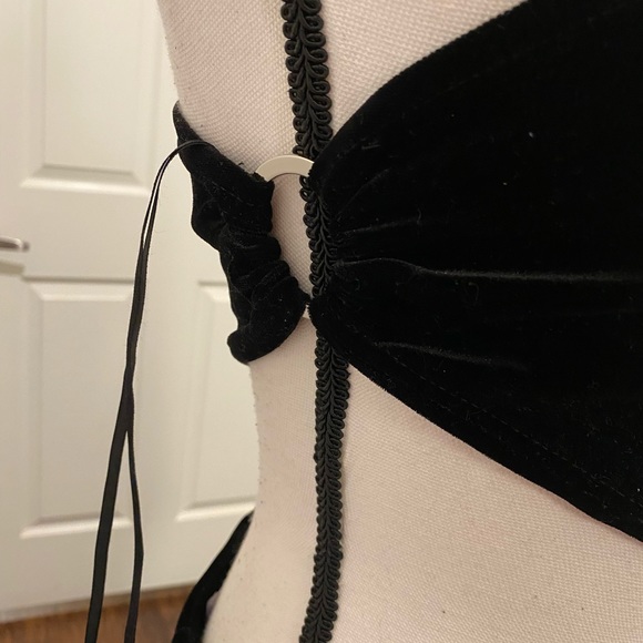 Jumpsuit with high splits up the legs beautiful size L - Picture 3 of 5